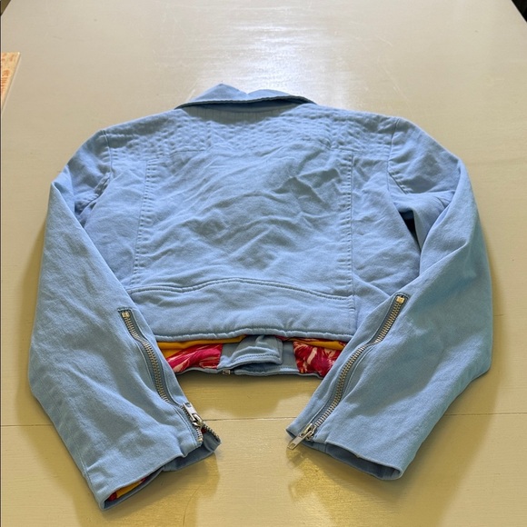 Color Me Courtney Dennis Biker Jacket Size 4 - Picture 14 of 14